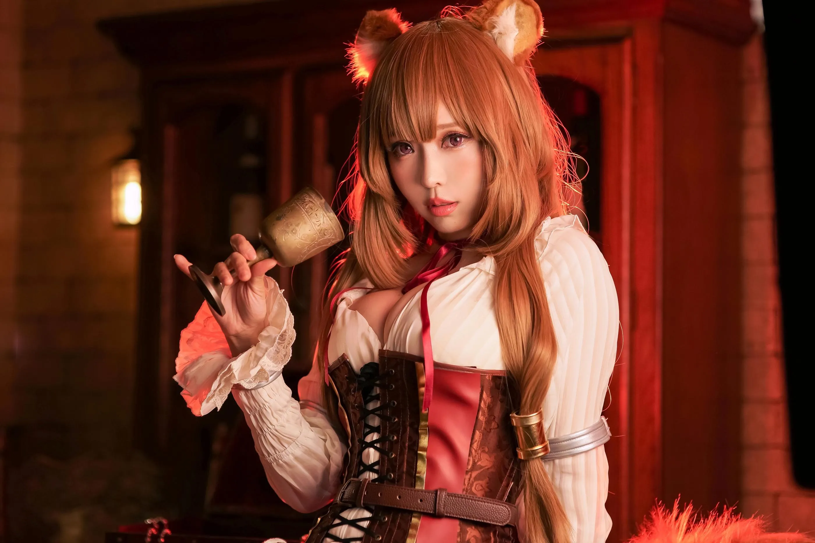 ElyEE子 – NO.53 小浣熊-酒馆 [36P]插图5